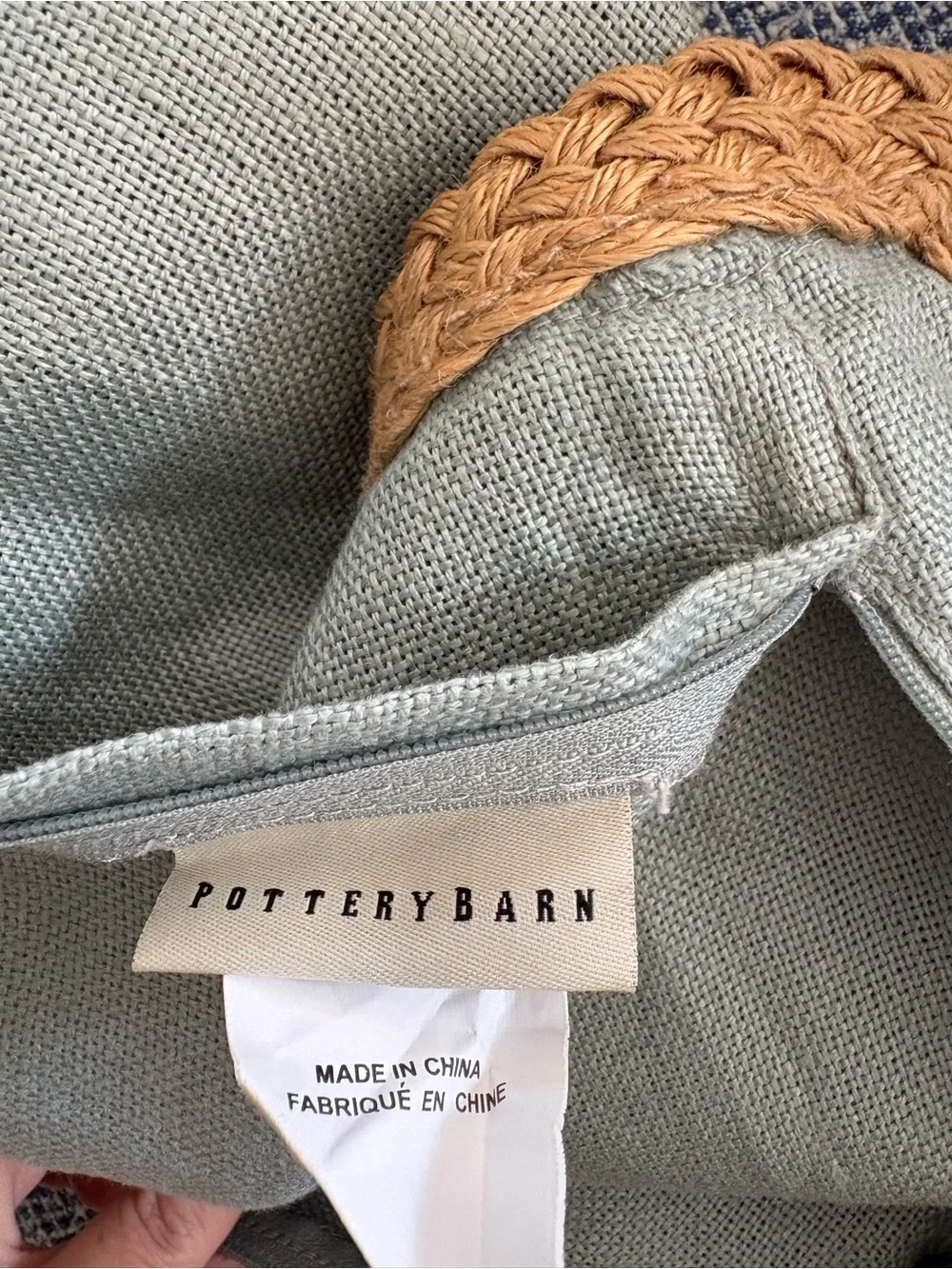 3 Pottery Barn Linen Pillow Covers